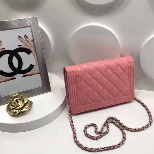 シャネルスーパーコピー シャネル チェーンウォレットBAG パールピンク 2017新作
